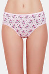 Rosaline Pure Cotton Full Coverage Slim Elastic Brief (Pack of 3)- Floral Trail Print — thumbnail 7